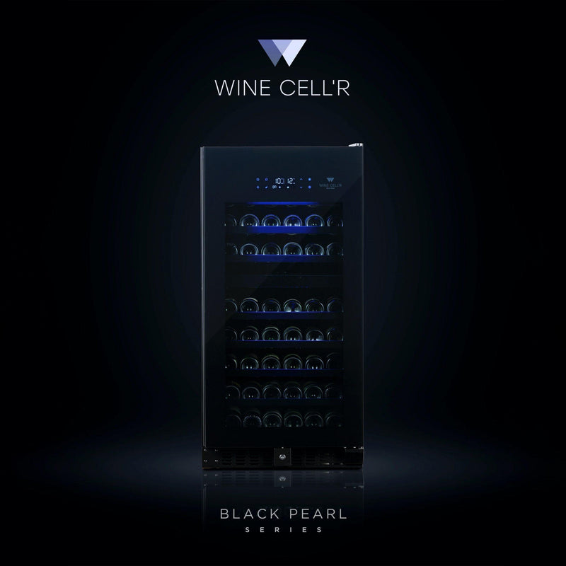  Wine Cell'R 89-Bottle Black Pearl Wine Cellar WC94FGB7 IMAGE 3