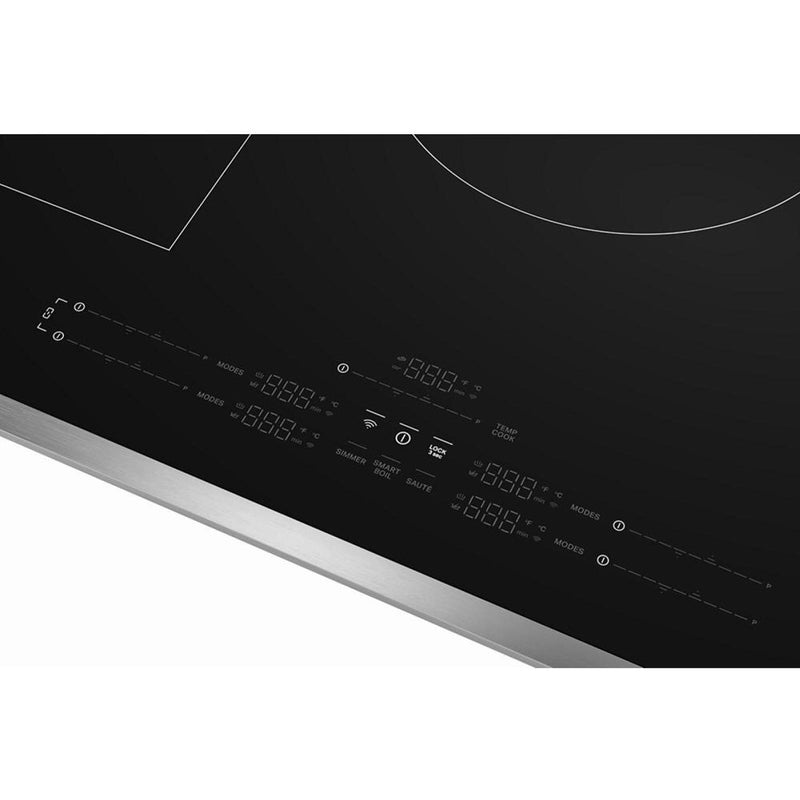  Whirlpool 36 inch Intelligent Induction Cooktop with Temp Cook™ Technology and WipeClean™ Coating WCIT7536SS IMAGE 13