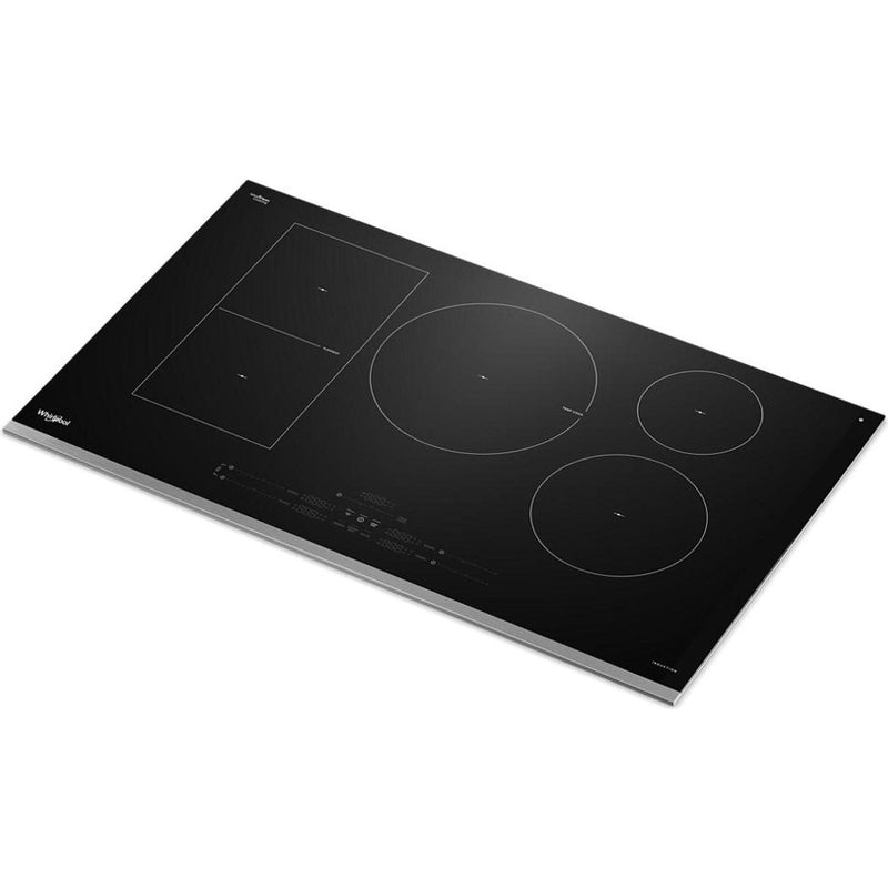  Whirlpool 36 inch Intelligent Induction Cooktop with Temp Cook™ Technology and WipeClean™ Coating WCIT7536SS IMAGE 8