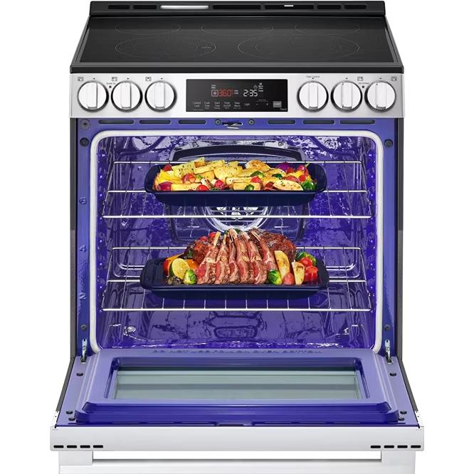  LG 30-inch Smart Electric Slide-In Range with Air Fry LSEL6333XE IMAGE 5