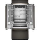  Couleur_Noir -- KitchenAid 36 inch, 20.8 cu. ft. Built in French 3 Door Refrigerator IMAGE 2