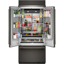  Couleur_Noir -- KitchenAid 36 inch, 20.8 cu. ft. Built in French 3 Door Refrigerator IMAGE 3
