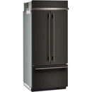  Couleur_Noir -- KitchenAid 36 inch, 20.8 cu. ft. Built in French 3 Door Refrigerator IMAGE 7