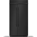  Couleur_Noir  -- KitchenAid 42 inch, 25.5 cu. ft. Built in Side by Side Refrigerator with Platinum Interior IMAGE 1