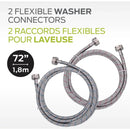  Comerco 2 Flexible Washer Connectors without elbow 6 feet - 72" / 1,8 M 3299.11001 IMAGE 2