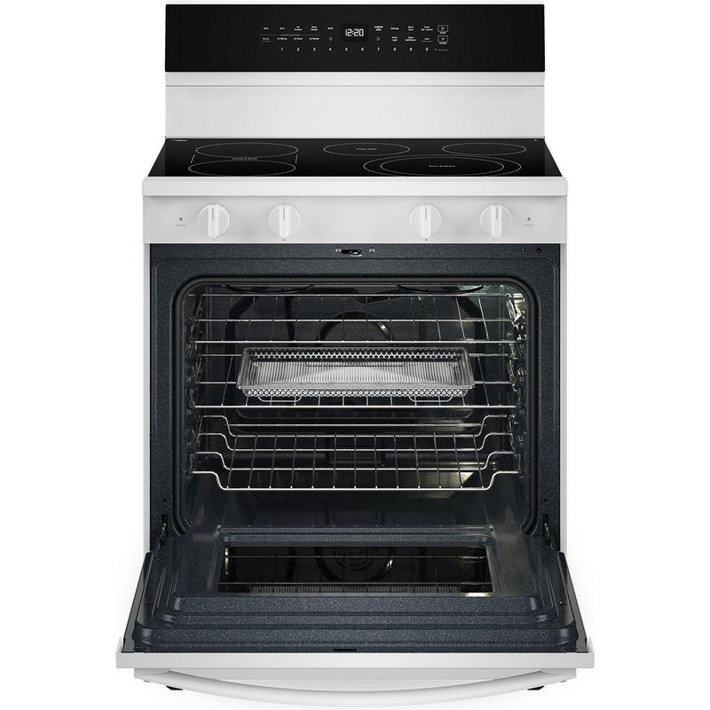  Whirlpool 30-inch Freestanding Electric Range with Air Cooking Technology YWFES7030SW IMAGE 4