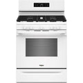  Couleur_Blanc  -- Whirlpool 30 inch Gas Range with Air Cooking Technology and Steam Clean IMAGE 1