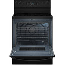  Whirlpool 30-inch Electric Range with Air Cooking Technology YWFES5730SB IMAGE 2