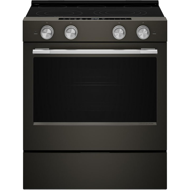  KitchenAid 30-inch Smart Slide-in Gas Range with Convection Cooking Modes and 2-in-1 Burner KSGS530SBE IMAGE 5