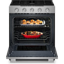  KitchenAid 30-inch Smart Slide-in Gas Range with Convection Cooking Modes and 2-in-1 Burner KSGS530SPS IMAGE 2