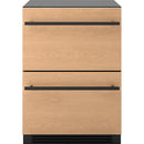  Zephyr 24-inch, 3.9 cu. ft. Built-in Refrigerator Freezer Drawers PRRFD24C2AP IMAGE 2