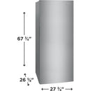  Frigidaire 16 cu. ft. Upright Freezer FFUE1626AV IMAGE 4