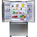  Blomberg 36-inch, 19.8 cu. ft. Counter-Depth French 3-Door Refrigerator with Interior Water Dispenser BRFD2230XSS2 IMAGE 2