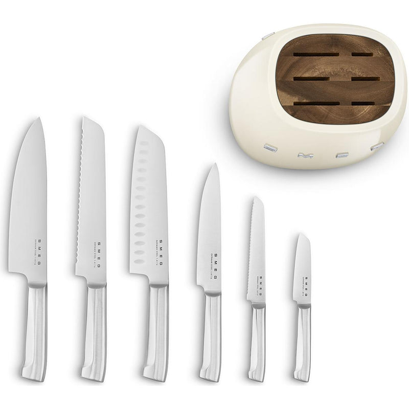  Smeg 7-Piece Knife Set KBSF02CR IMAGE 7