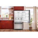  KitchenAid 33-inch, 22.1 cu. ft. Freestanding Bottom Freezer Refrigerator with Full-Width Pantry Drawer KRBR133SPS IMAGE 6