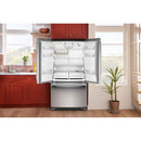  KitchenAid 36-inch, 20 cu. ft. Counter-Depth French 3-Door Refrigerator with Water Dispenser KRFC136SPS IMAGE 7