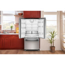  KitchenAid 33-inch, 22 cu. ft. Freestanding French 3-Door Refrigerator with Ice Maker KRFF333SPS IMAGE 8