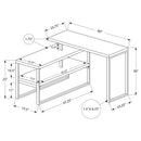  Germain Larivière Office Desks L-Shaped Desks I 7585 IMAGE 4