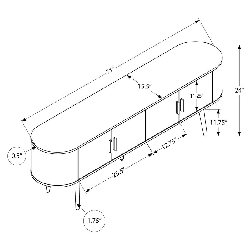  Germain Larivière TV Stands Media Consoles and Credenzas I 2799 IMAGE 4