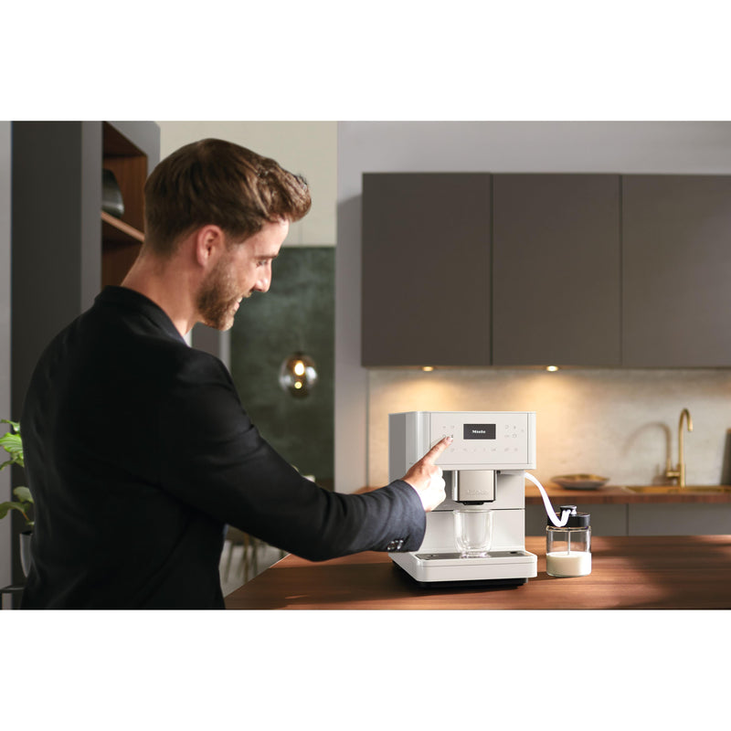  Miele Coffee Machine CM 6160 MilkPerfection Lotus White IMAGE 3