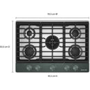  KitchenAid 30-inch Built-in Gas Cooktop with 5 Burners KCGK730SJP IMAGE 4