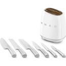  Smeg 7-Piece Knife Set KBSF02WH IMAGE 2