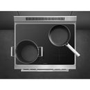  Smeg 30-inch Freestanding Induction Range SPR30UIMANX IMAGE 7