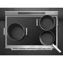  Smeg 36-inch Freestanding Induction Range SPR36UIMANX IMAGE 7