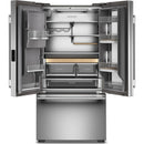  KitchenAid 36-inch, 24 cu. ft. French 3-Door Refrigerator KRFC936SPS IMAGE 2