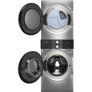  Couleur_Argent -- Whirlpool Stacked Washer/Dryer Electric Laundry Center IMAGE 2
