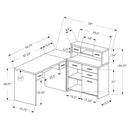  Germain Larivière Office Desks L-Shaped Desks I7318 IMAGE 4