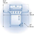  Napoleon Freestyle™ 425 Gas Grill - Liquid Propane F425DPMK-1 IMAGE 9