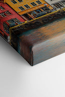 HARBOR COLORS, Œuvre sur toile étirée
