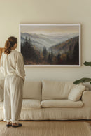 MOUNTAIN MORNING II, Œuvre sur toile étirée