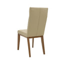  Couleur_Cuir beige/ chêne couleur noyer. -- Germain Larivière Chairs IMAGE 2