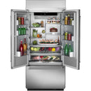  Germain Larivière 36-inch, 20.8 cu.ft. Built-in French 3-Door Refrigerator with Internal Ice Maker KitchenAid KBFN506ESS- Open box- Final sale IMAGE 4