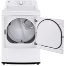  Germain Larivière 7.3 cu. ft. Electric Dryer with Smart Diagnosis LG DLE6100W- Open box -Final sale IMAGE 4