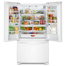  Germain Larivière 33-inch, 22.1 cu. ft. Freestanding French 3-Door Refrigerator Whirlpool WRFF5333PW- Open box - Final sale IMAGE 1