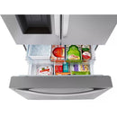  Germain Larivière 36-inch, 30.7 cu. ft. Freestanding French 3-Door Refrigerator with Door Cooling+ LG LRFXS3106S - Boxe Open- Final sale IMAGE 5