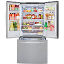  Germain Larivière 33-inch, 25 cu.ft. Freestanding French Door Refrigerator with Interior Ice Maker LG LRFCS2503S- Final sale - Open Box IMAGE 2
