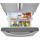  Germain Larivière 33-inch, 25 cu.ft. Freestanding French Door Refrigerator with Interior Ice Maker LG LRFCS2503S- Final sale - Open Box IMAGE 8