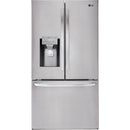  Germain Larivière 36-inch, 27.9 cu.ft. Freestanding French 3-Door Refrigerator with Slim SpacePlus® Ice System LG LFXS28968S- Final sale - Open box IMAGE 1