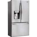  Germain Larivière 36-inch, 27.9 cu.ft. Freestanding French 3-Door Refrigerator with Slim SpacePlus® Ice System LG LFXS28968S- Final sale - Open box IMAGE 2