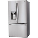  Germain Larivière 36-inch, 27.9 cu.ft. Freestanding French 3-Door Refrigerator with Slim SpacePlus® Ice System LG LFXS28968S- Final sale - Open box IMAGE 3