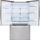  Germain Larivière 36-inch, 27.9 cu.ft. Freestanding French 3-Door Refrigerator with Slim SpacePlus® Ice System LG LFXS28968S- Final sale - Open box IMAGE 4