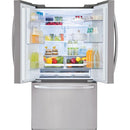  Germain Larivière 36-inch, 27.9 cu.ft. Freestanding French 3-Door Refrigerator with Slim SpacePlus® Ice System LG LFXS28968S- Final sale - Open box IMAGE 5