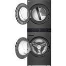  Germain Larivière Stacked Washer/Dryer Electric Laundry Center with TurboWash™ 360 Technology LG WKEX200HBA- Final sale - Open box IMAGE 2
