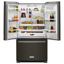  Germain Larivière 36-inch, 20 cu. ft. French 3-Door Refrigerator with Interior Water Dispenser KitchenAid KRFC300EBS- Final sale- Open box IMAGE 3
