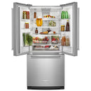  Germain Larivière 30-inch, 19.7 cu. ft. French 3-Door Refrigerator with Ice and Water Dispensing System KitchenAid KRFF300ESS- Final sale - Floor sample IMAGE 3