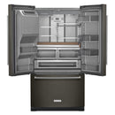  Germain Larivière French 3-Door Refrigerator with External Water and Ice Dispensing System KitchenAid KRFF577KBS-  Final sale - Open box IMAGE 2